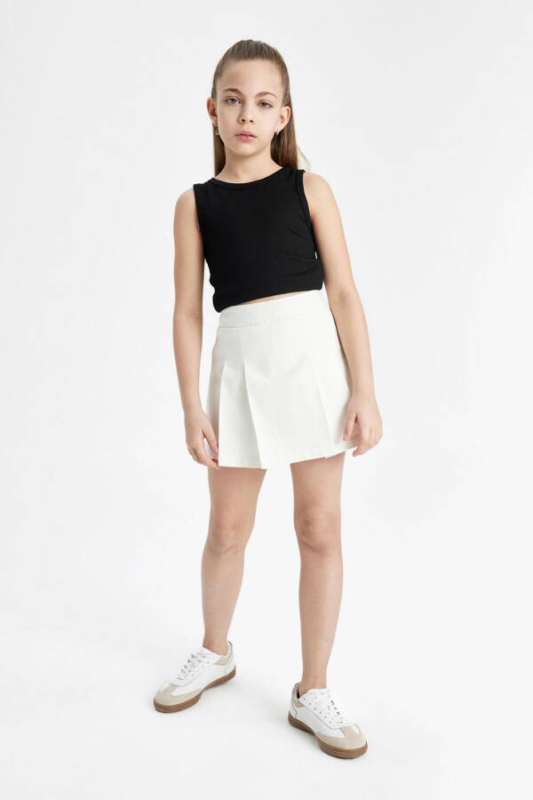 Girls' Gabardine Skirt C4879A824SM - 1