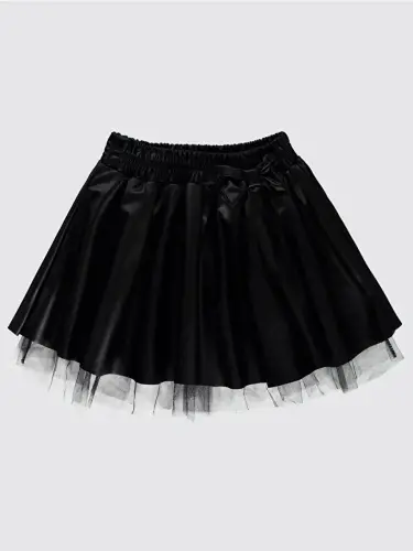 Girls Girl Skirt 2-5 Years Old Black-Black - 1