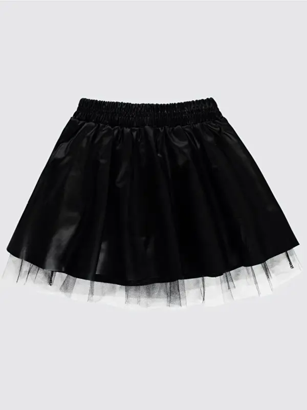 Girls Girl Skirt 2-5 Years Old Black-Black - 3