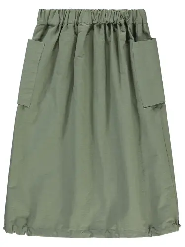 Girls Girl Skirt 6-9 Age Khaki-Khaki - LC WAIKIKI (1)