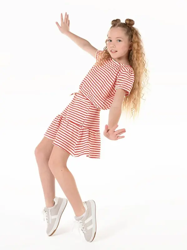 Girls Girl Skirt 6-9 Years Coral-Coral - LC WAIKIKI