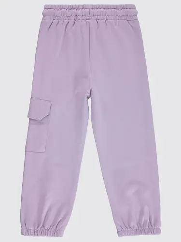 Girls Girls Tracksuit Bottoms 2-5 Years Digital Lavender-Purple - LC WAIKIKI (1)