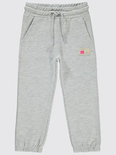 Girls Girls Tracksuit Bottoms 2-5 Years Ecrumelange-Ecru - 1