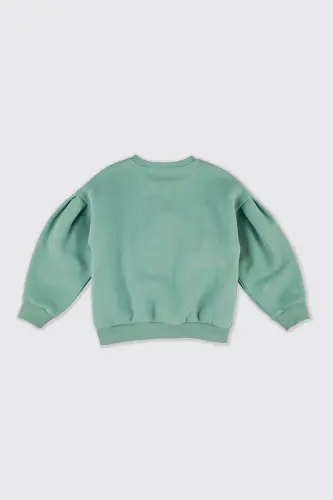 Girl's Green Sweatshirt - PANÇO (1)