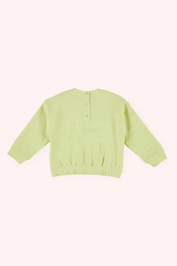 Girl's Green Sweatshirt - 2