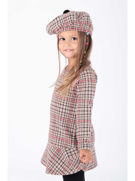 Girls' Hat and Ruffle Trend Dress Ak2200 - 4