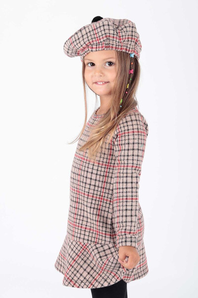 Girls' Hat and Ruffle Trend Dress Ak2200 - 9