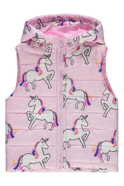 Girls Hooded Vest (2-5 Years) - 4