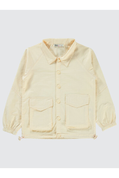 Girls' Jacket 6-9 Years Ecru - 1