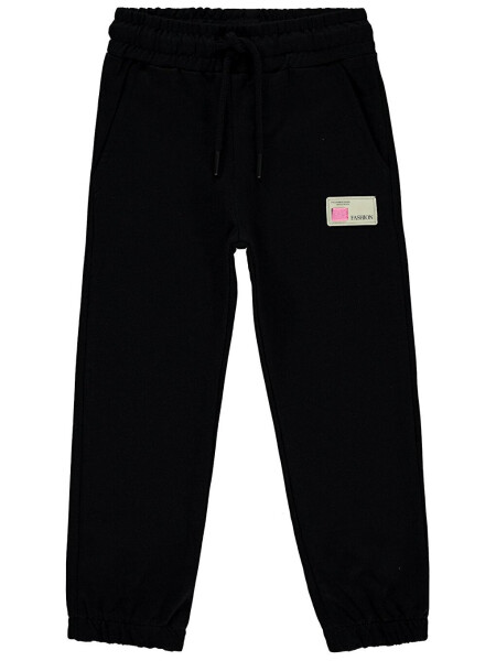 Girls Kids Sweatpants 2-5 Years Black - 3