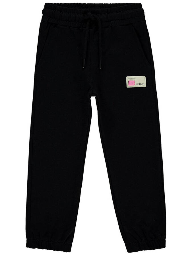 Girls Kids Sweatpants 2-5 Years Black - 1