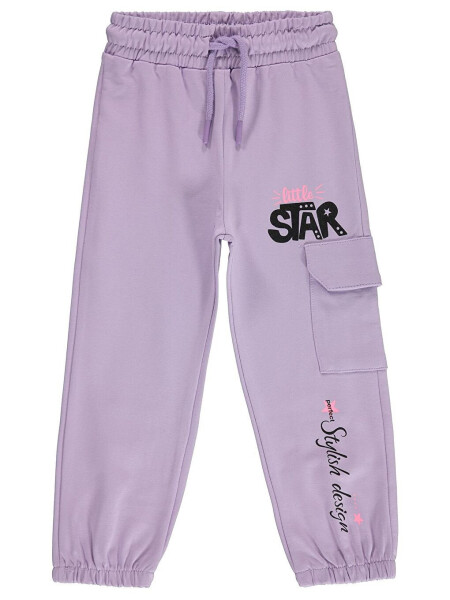 Girls Kids Sweatpants 2-5 Years Digital Lavender - 1