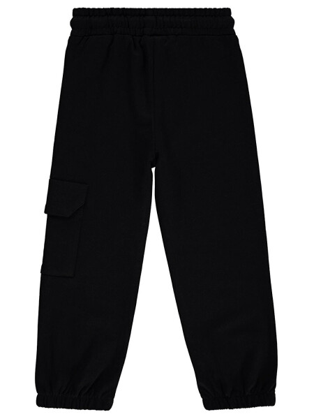 Girls Kids Sweatpants 2-5 Years Old Black - 4