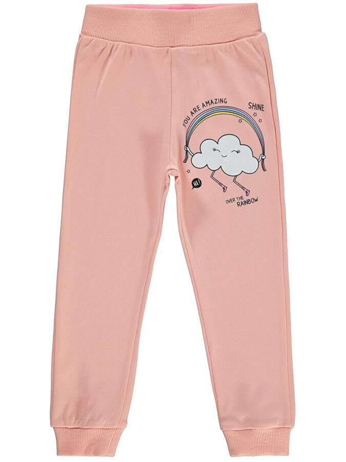 Girls Kids Sweatpants 2-5 Years Powder - 3