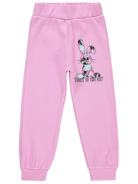 Girls Kids Tracksuit Bottoms 2-5 Years Fondant Pink - 3