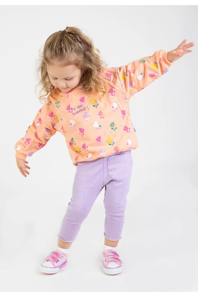 Girls & Kids Two-Thread Fabric Medium Thickness Knit Basic Tracksuit - HARİKA KİDS (1)