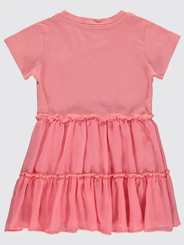 Girls Kız Çocuk Elbise 2-5 Yaş Gül Pembe-Pembe - 2
