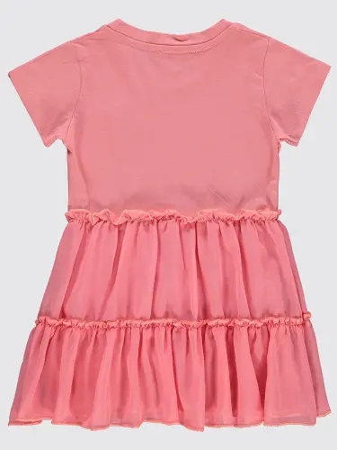 Girls Kız Çocuk Elbise 2-5 Yaş Gül Pembe-Pembe - LC WAIKIKI (1)