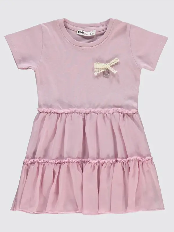 Girls Kız Çocuk Elbise 2-5 Yaş Lila-Lila - LC WAIKIKI