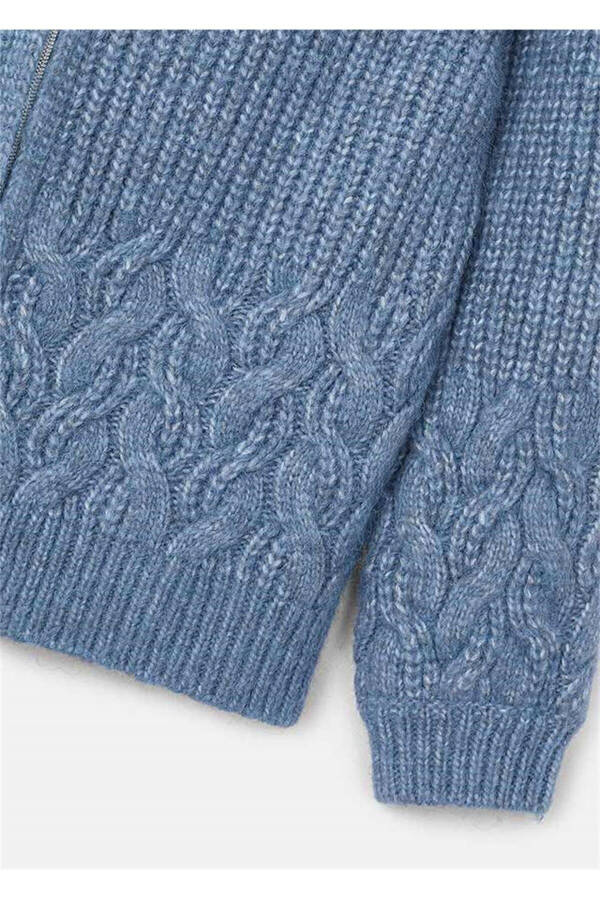 Girls Knit Hooded Jacket 4367 - 2