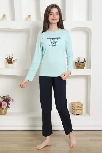 Girls Knit Pajama Set 20421 - 1