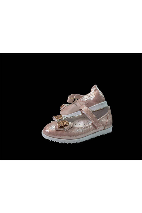 Girls' Leather Look Ballerinas for Everyday and School Use - 3