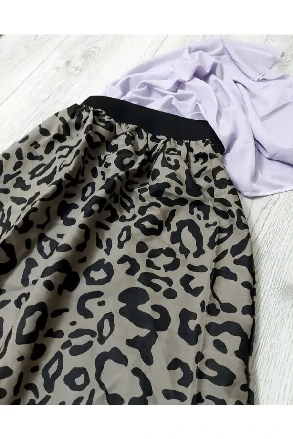 Girls' Long Skirt with Lining (Prayer Skirt) Everyday Skirt - 7