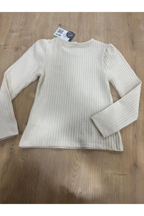 Girl's Long Sleeve Knit Sweater - 2