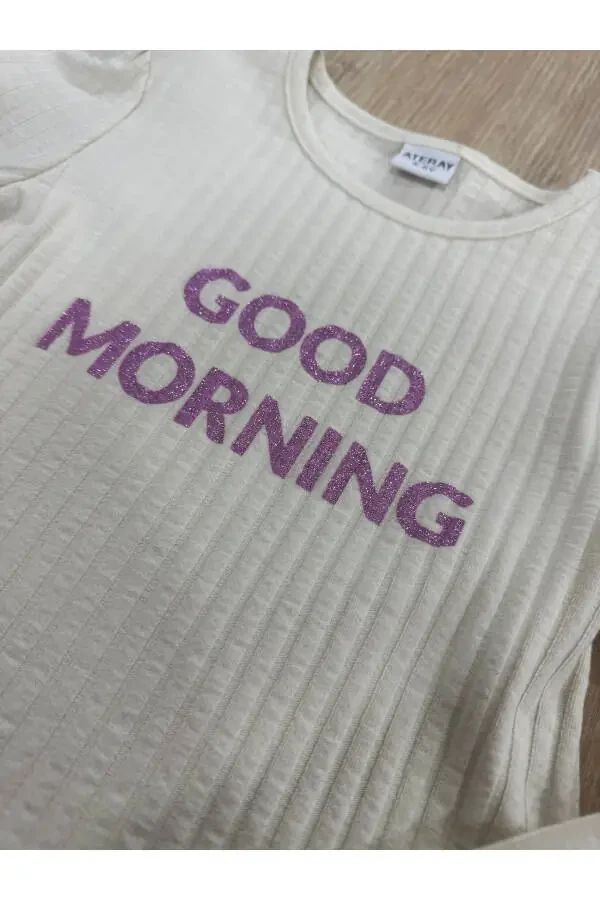 Girl's Long Sleeve Knit Sweater - 3