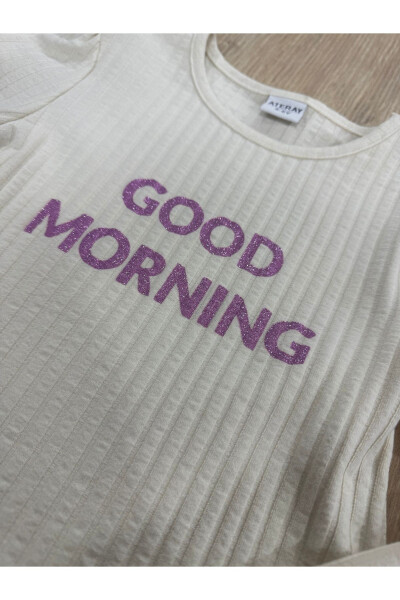Girl's Long Sleeve Knit Sweater - 3