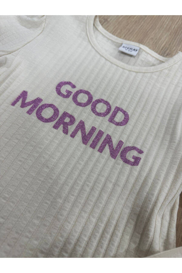 Girl's Long Sleeve Knit Sweater - 3