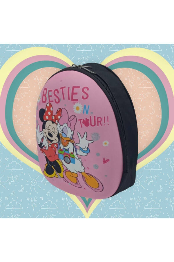 Girls Minnie Mouse and Daisy Character 3-6 Year Old Kindergarten and Daily Small Backpack - 6