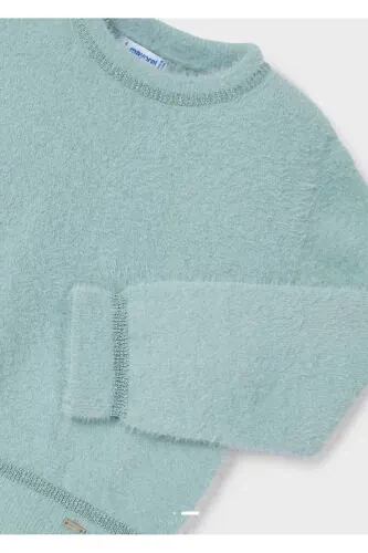 Girls' Mint Green Sweater 4353 - MAYORAL (1)