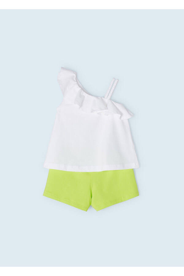 Girls' One-Shoulder 2-Piece Shorts Set - 10