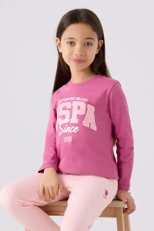 Girls' Pajama Set Cream Carnation RP3471-2 - 2