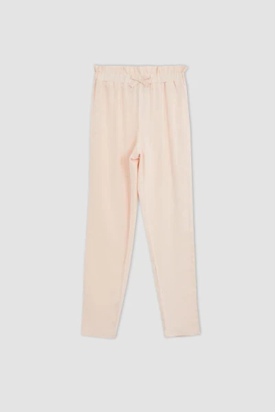 Girls Paperbag Waist Trousers X3858a622sm - DEFACTO