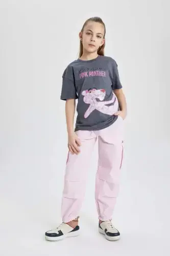 Girls' Parachute Cargo Cotton Pants C3397A824SM - 3