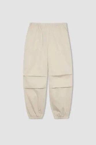 Girls' Parachute Cotton Pants B1115A824SM - 4