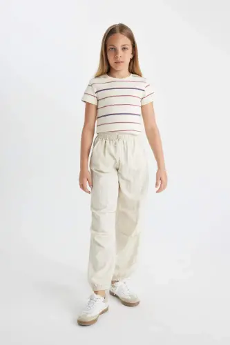 Girls' Parachute Jogger Pants D0646A824SM - 1