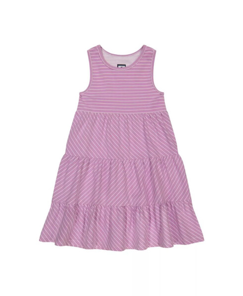 Girls Parker Racerback Child Dress Lavender Stripe - 1