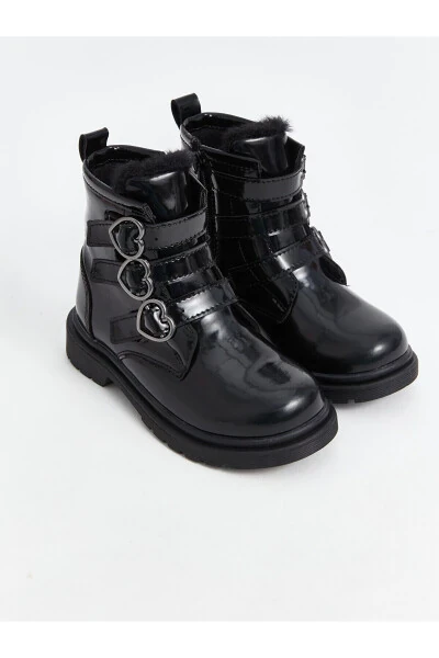 Girls' patent leather boots with zipper - LC WAIKIKI
