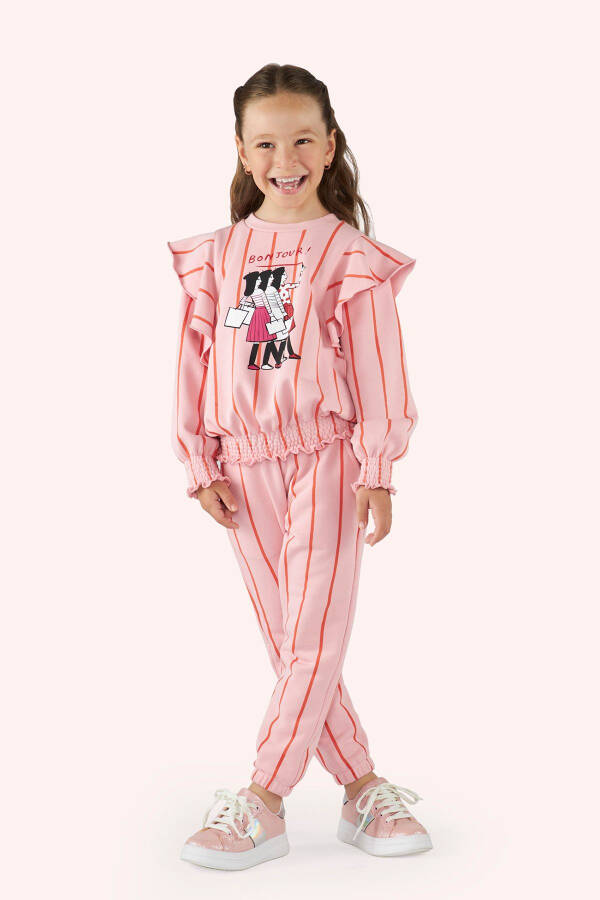 Girl's Pink Sweatshirt - 1