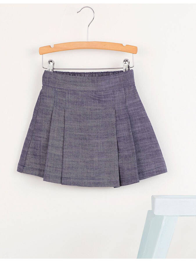 Girls' Pleated Short Skirt - 3