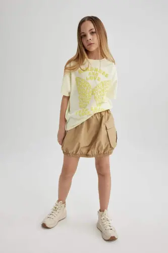 Girl's Poplin Skirt C0125a824sp - 4