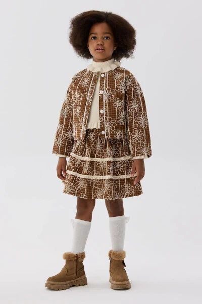 Girls' Printed Jacket - Modazone