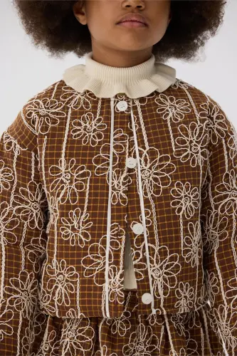 Girls' Printed Jacket - 1