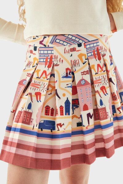 Girls Printed Skirt 23PFWTJ4306 - 3