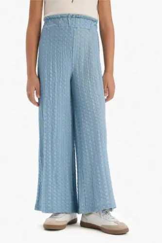 Girls' Printed T-Shirt and Pants Set (Ecru) - 5