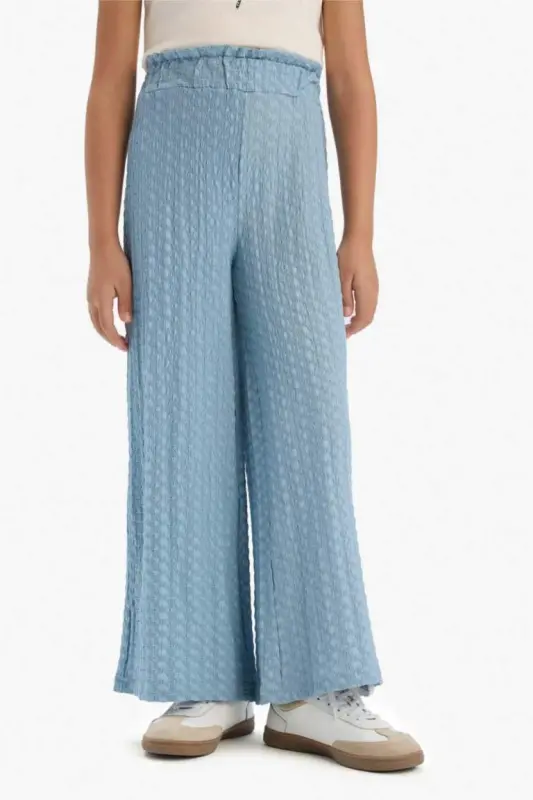 Girls' Printed T-Shirt and Pants Set (Ecru) - 5