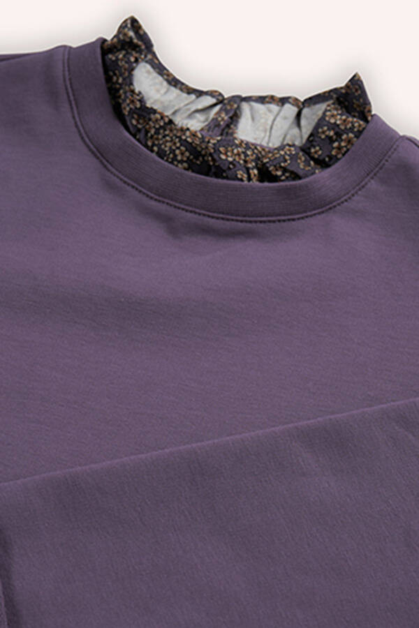 Girl's Purple Sweatshirt - 3